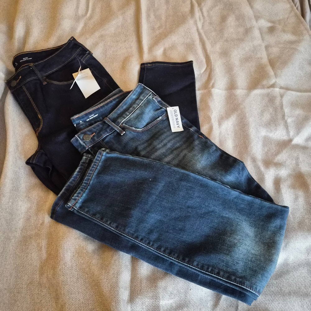 NWT Old Navy Pop Icon Skinny Jeans Bundle  Womens 8 Petite NWT Everyday Denim